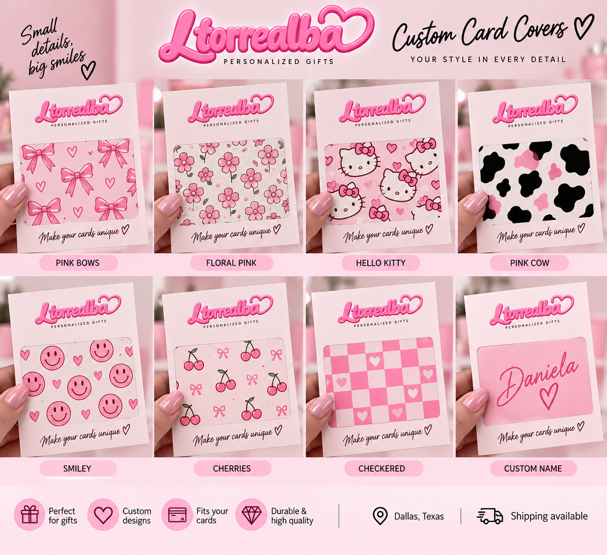 Custom Card Cover – Personalized Card Holder